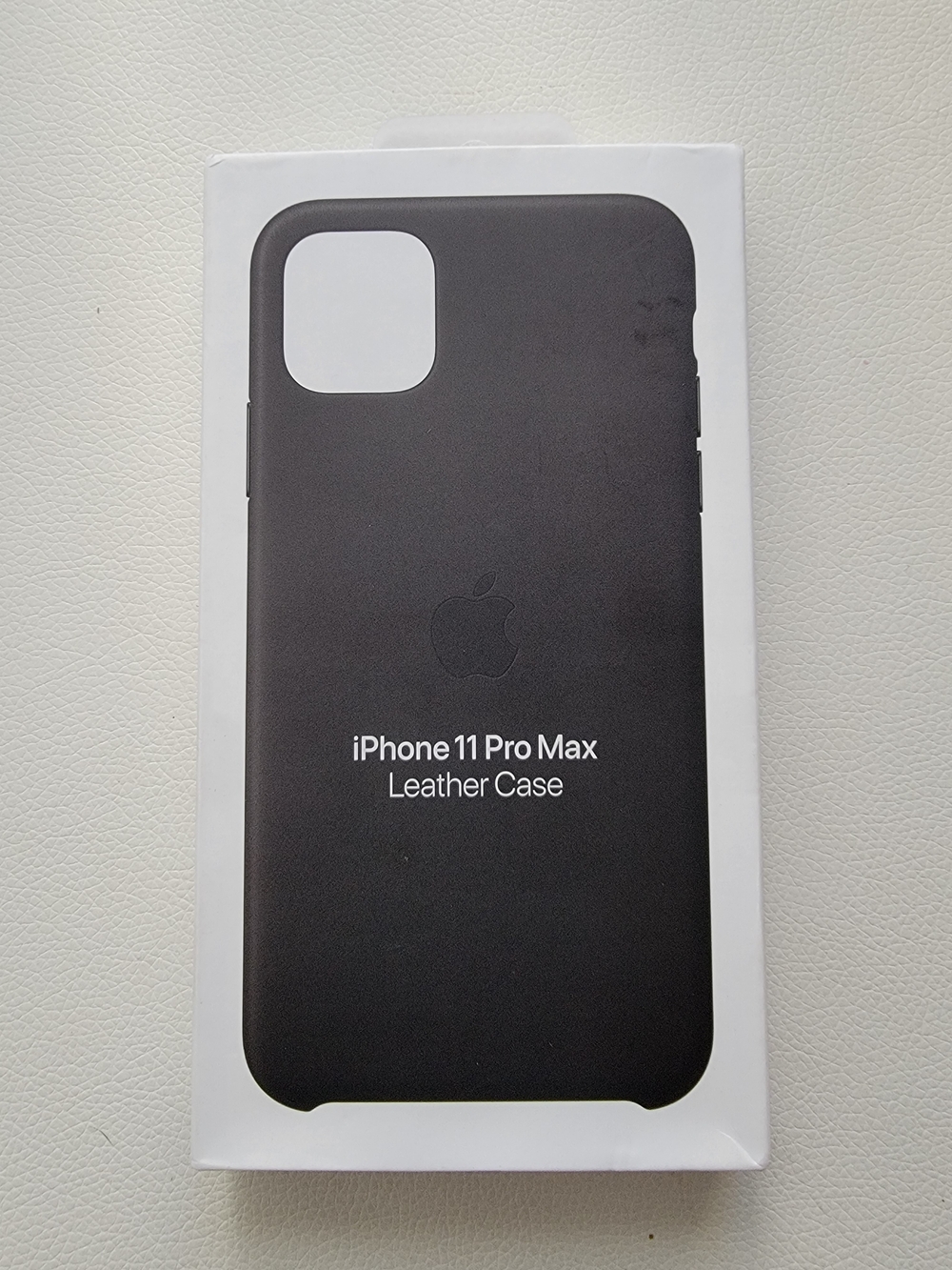 Apple Original iPhone 11 Pro Max Leather Case - Charcoal Black